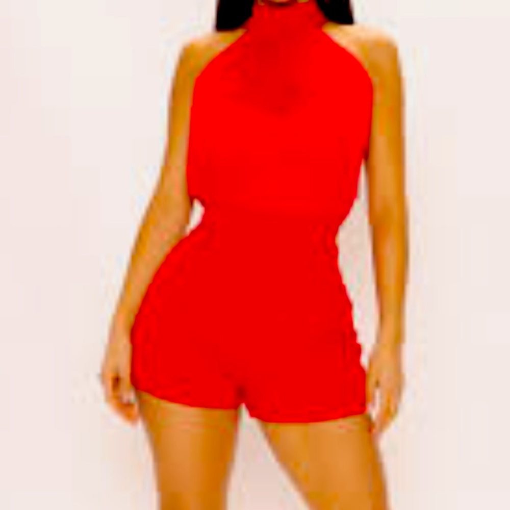 NWT Red Romper Small